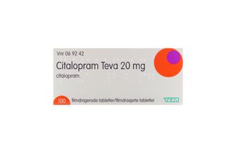 Köp Citalopram Teva Filmdragerad 20 mg Citalopram 100 tablett(er) på Kronans Apotek | Kronans Apotek
