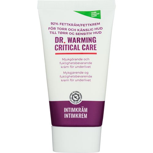 Warming Critical Care Intimkräm Underlivskräm vid torr och irriterad hud 40 ml