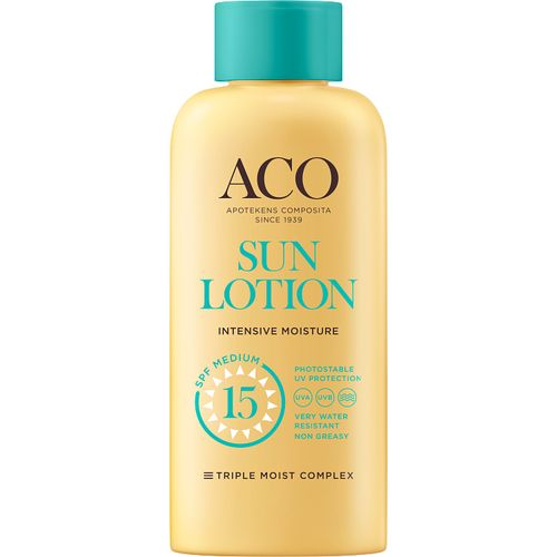 ACO Sun Lotion SPF 15 Solskydd, 200 ml