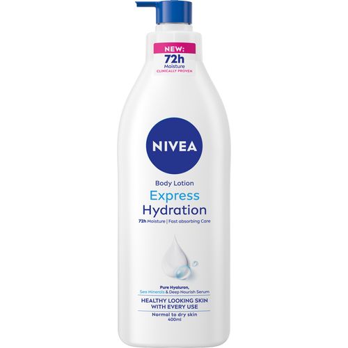 Nivea Express Hydration Pump Body Lotion Kroppslotion 400 ml