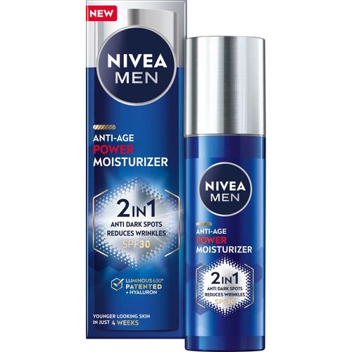 Nivea Luminous Anti-Age Power 2in1 Moisturiser SPF30 Dagkräm Anti Age 50 ml