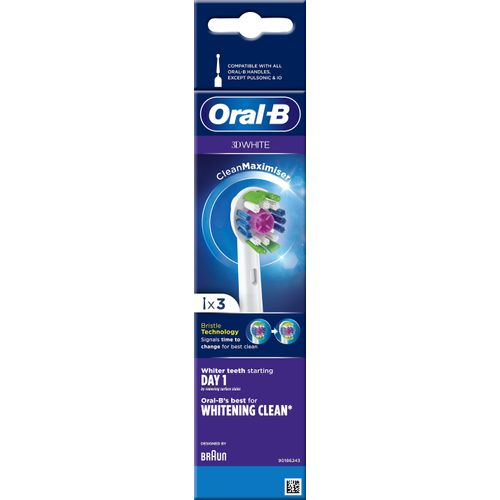 Oral-B 3D White Refill Tandborsthuvud. 3 st