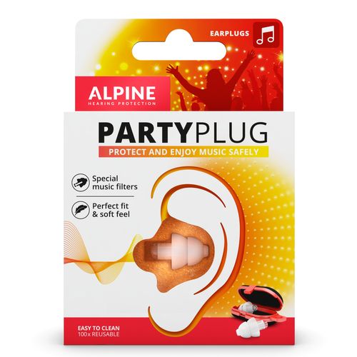 Alpine PartyPlug Ear Plugs M Öronproppar 1 st